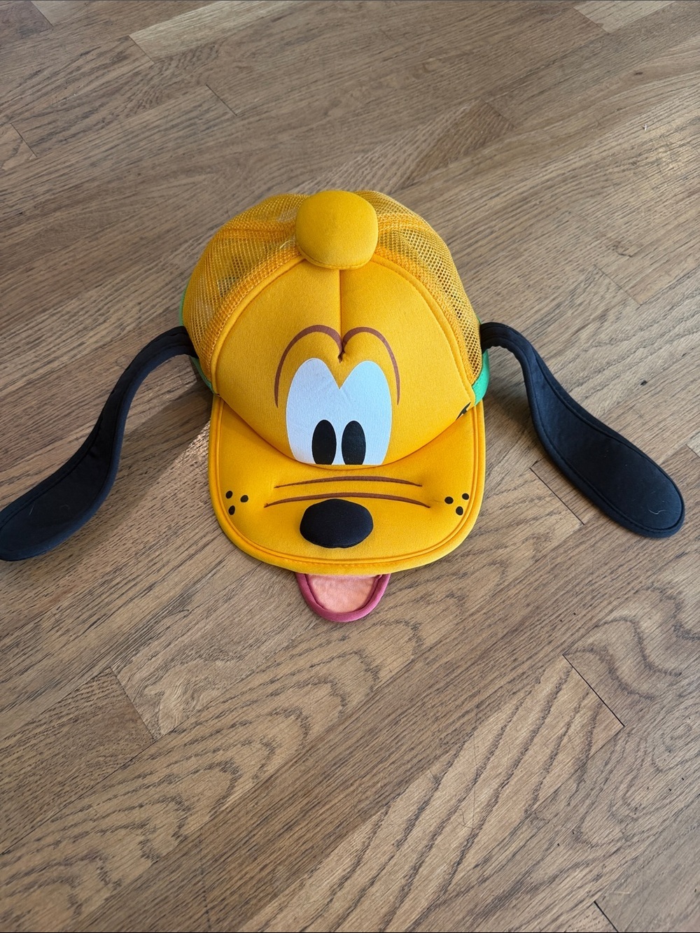 Disney Pluto Character Yellow Kids Cap